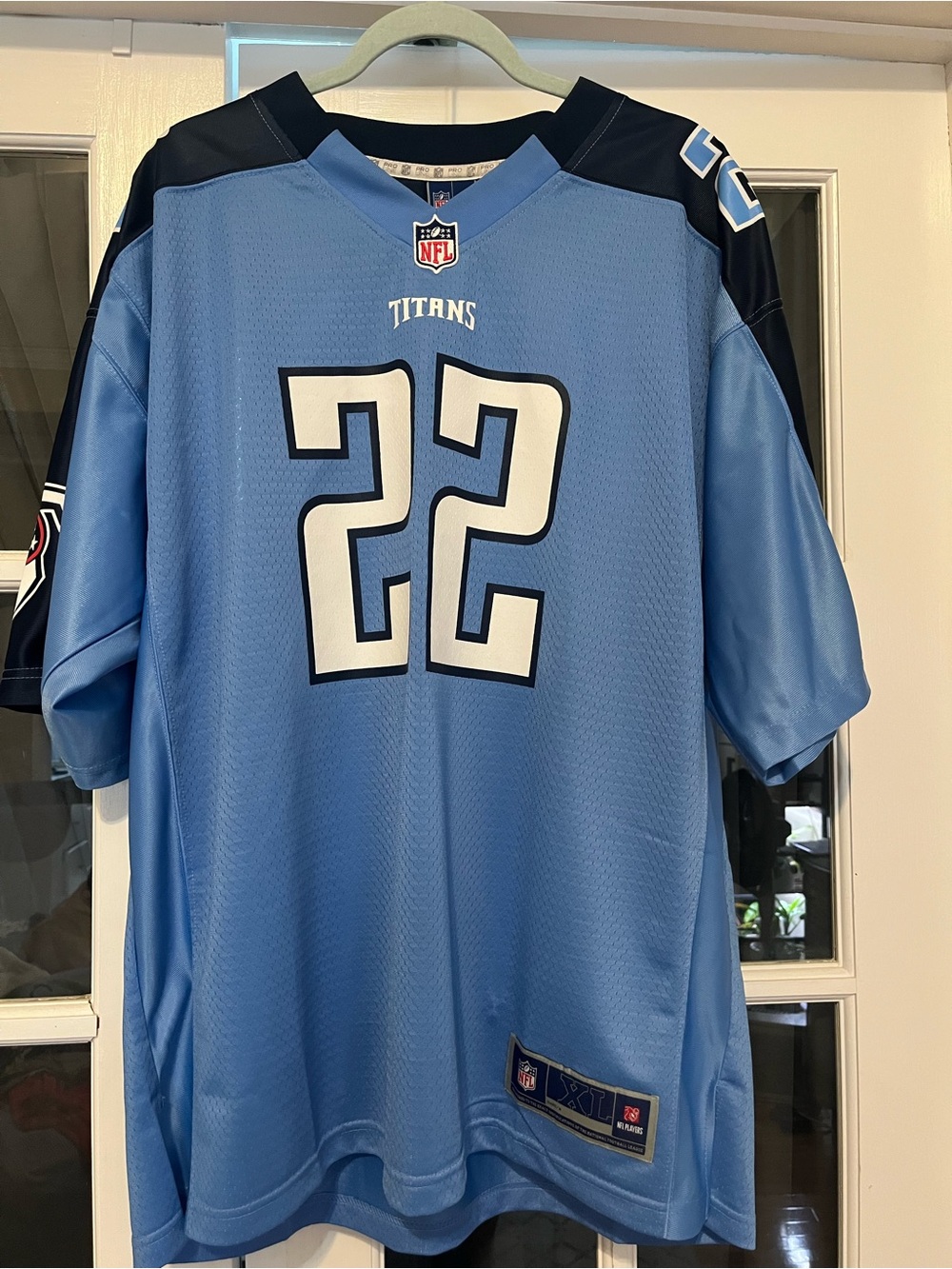 Tennessee Titans Derrick Henry #22 Light Blue NFL Jersey
